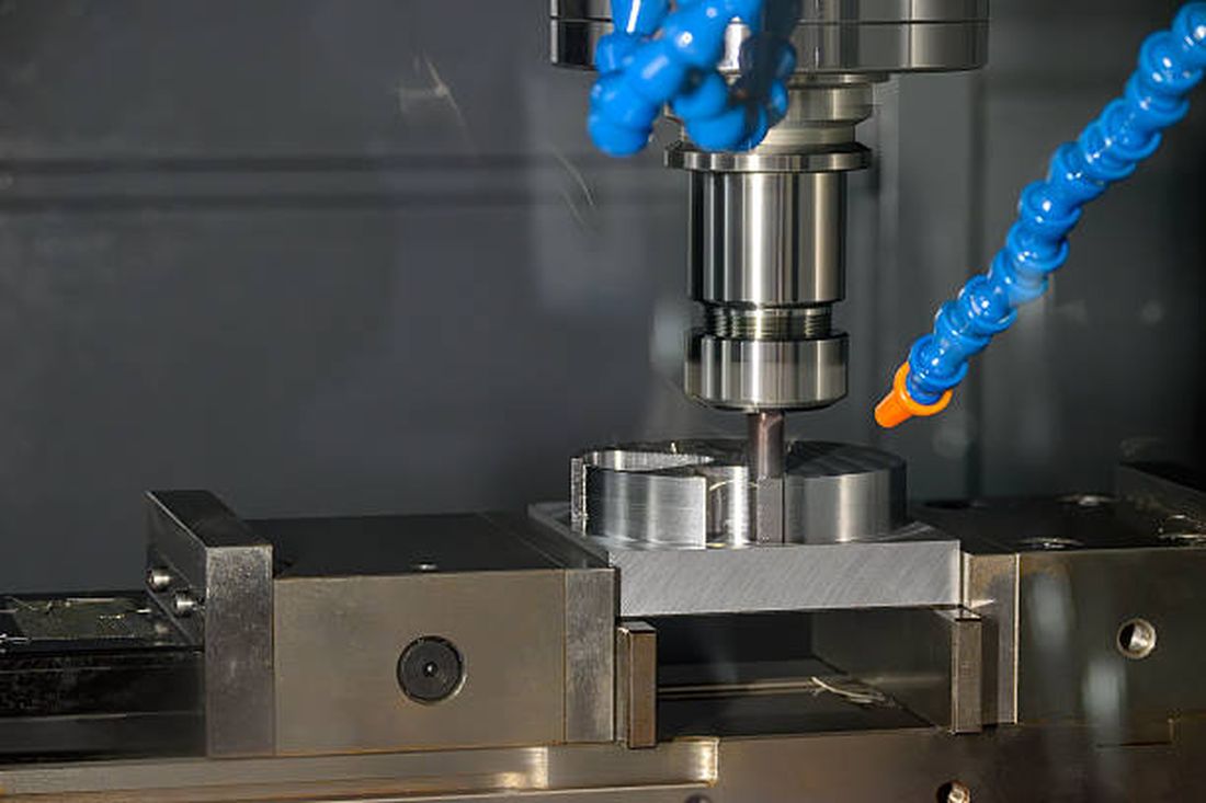 Milling operation on VMC